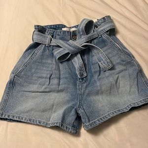 Kancan paperbag shorts